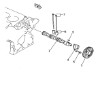 YM119260-14580 / 119260-14580 Распредвал Komatsu 3D68 / Yanmar 3TNE68